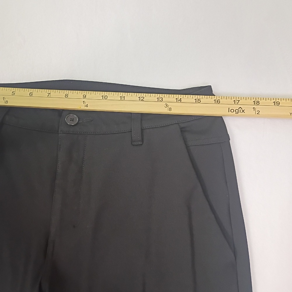 BYLT Premium Basics Everyday Pant Mens 34 Black Slim Fit Stretch Trousers - Picture 5 of 11